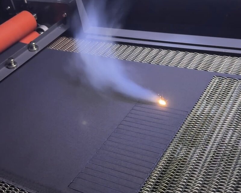 Roll-to-Roll Galvo-Laser