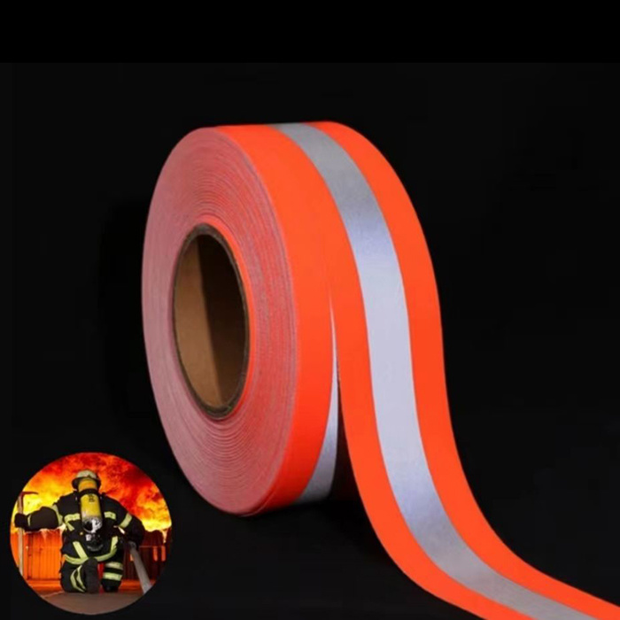 Reflective piping and binding