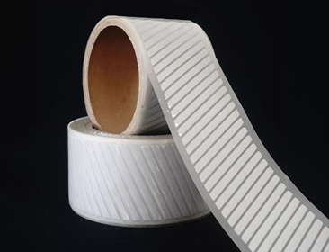 Segmented reflective tape with custom pattern
